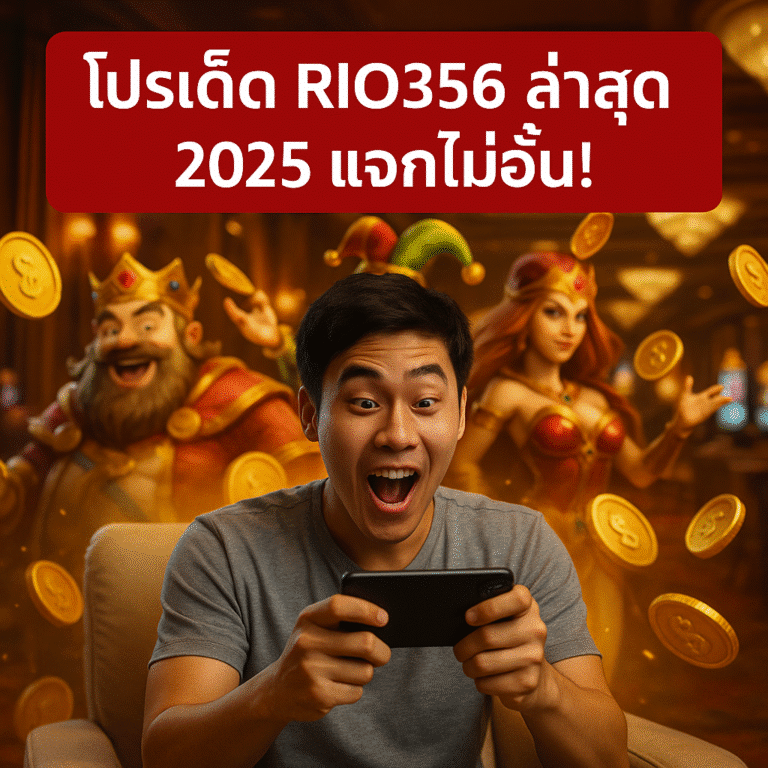 โปรเด็ด RIO356 ล่าสุด 2025 แจกไม่อั้น!