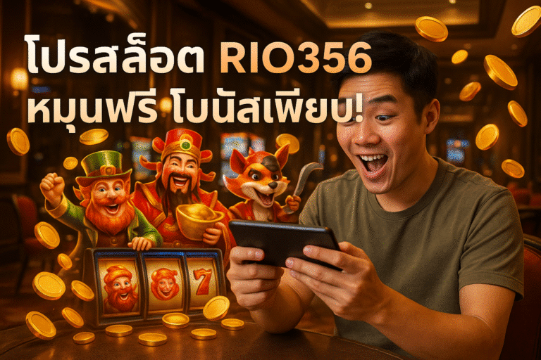 โปรสล็อต RIO356 หมุนฟรี โบนัสเพียบ!